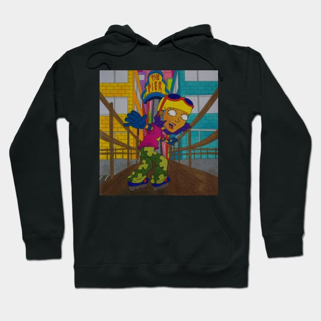 Rocket Power Reggie Rocket Hoodie by AbbysRadArt